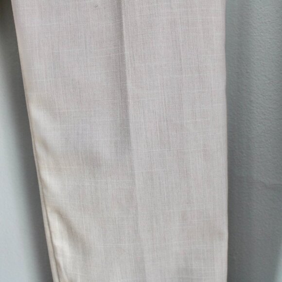 Zara Women's Light Tan Straight Leg Tailored Trouser Pants Size 4 NWT - Picture 6 of 7